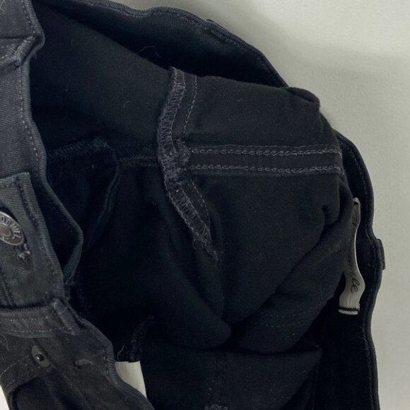 Madewell Black 9" Mid-Rise Skinny Jeans ISKO Black Size 24 Premium Denim G1202 - Picture 12 of 14